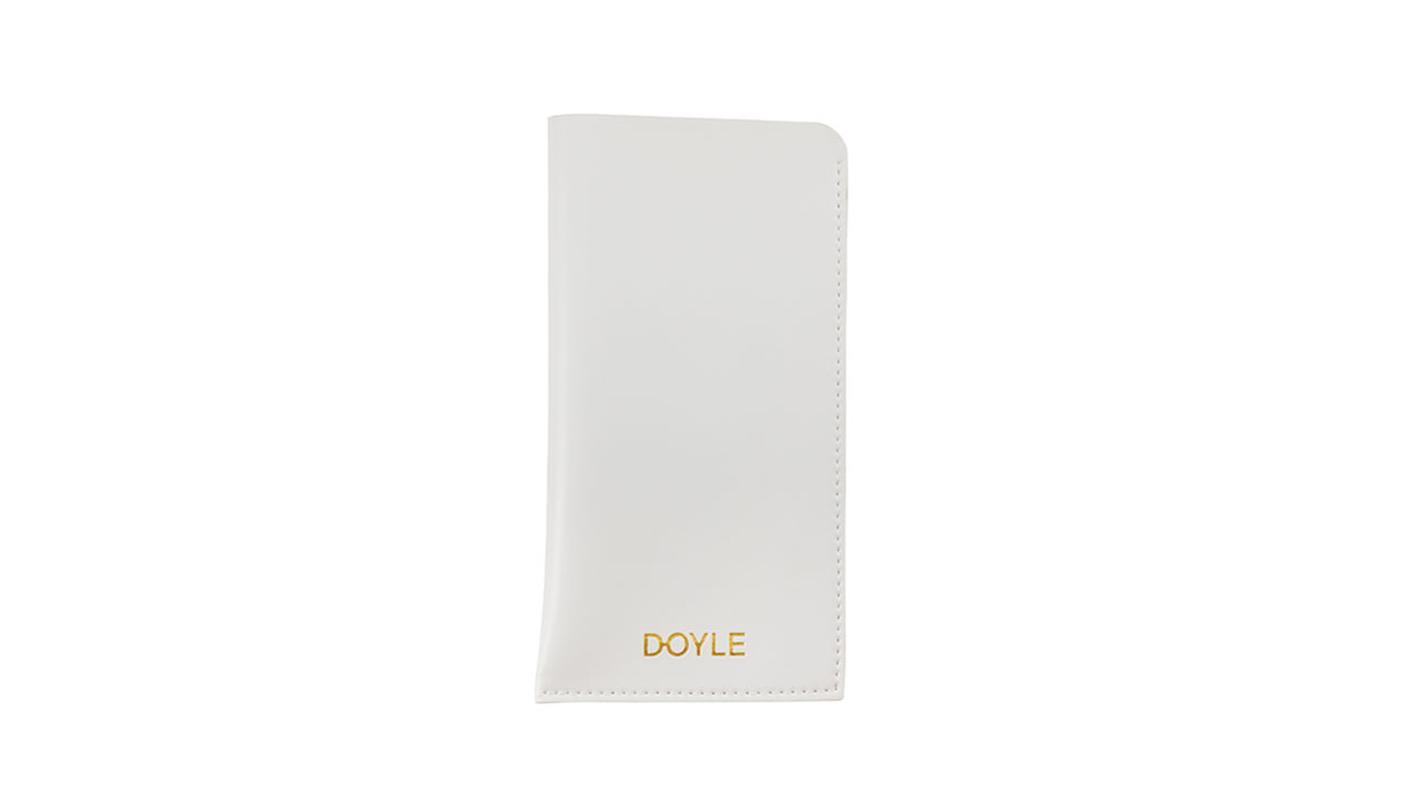 Accessoires de verres de contact Doyle - l'étui à lunettes effet cuir - blanc - Doyle