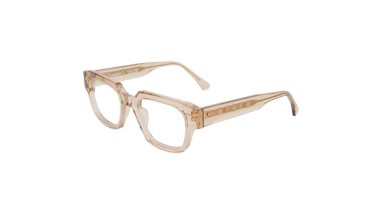 Paire de lunettes de vue Ahlem Rivoli couleur sable - Côté à angle - Doyle