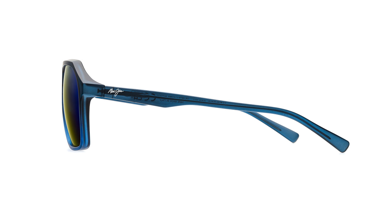 Paire de lunettes de soleil Maui-jim B880 couleur marine - Côté droit - Doyle