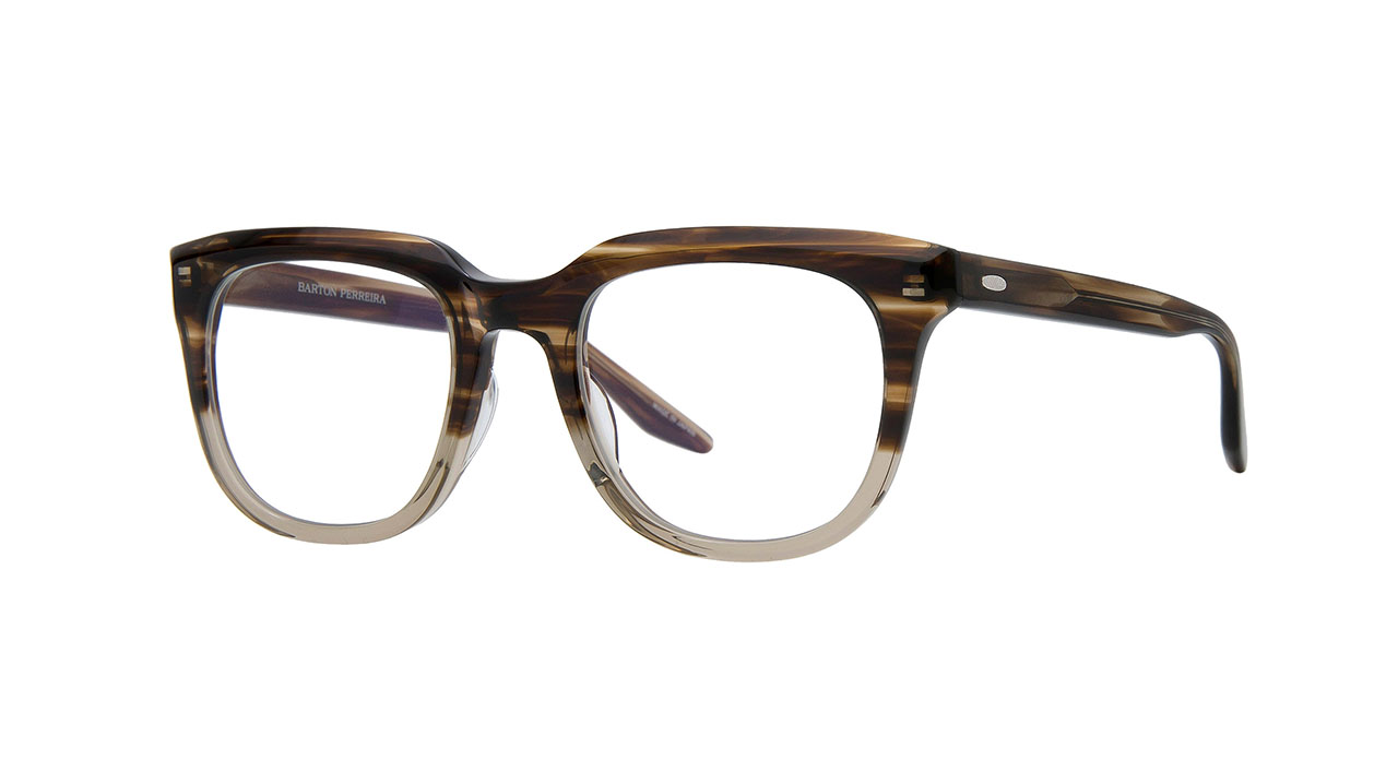 Paire de lunettes de vue Barton-perreira Bogle couleur brun - Côté à angle - Doyle
