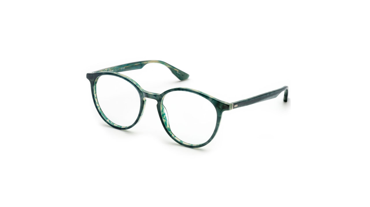 Paire de lunettes de vue Krewe Morro couleur vert - Côté à angle - Doyle