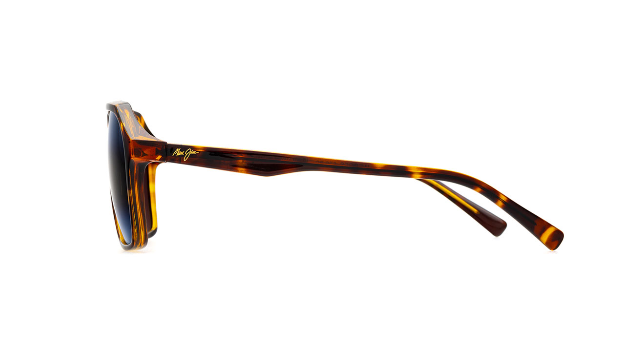 Paire de lunettes de soleil Maui-jim H880 couleur brun - Côté droit - Doyle