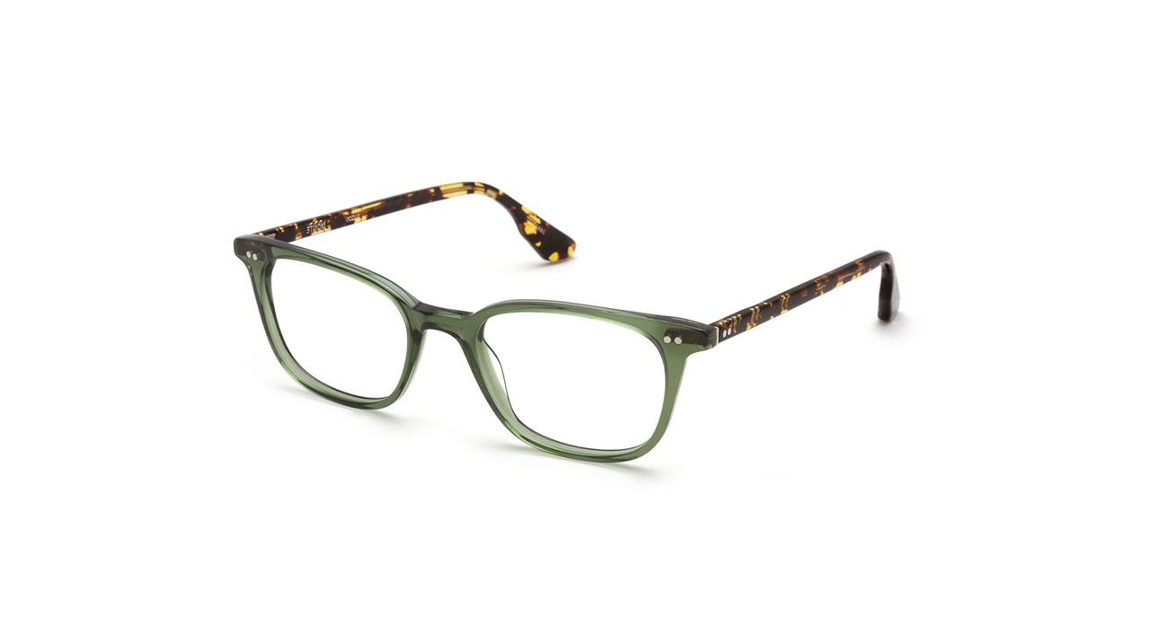 Paire de lunettes de vue Krewe Monte couleur vert - Côté à angle - Doyle