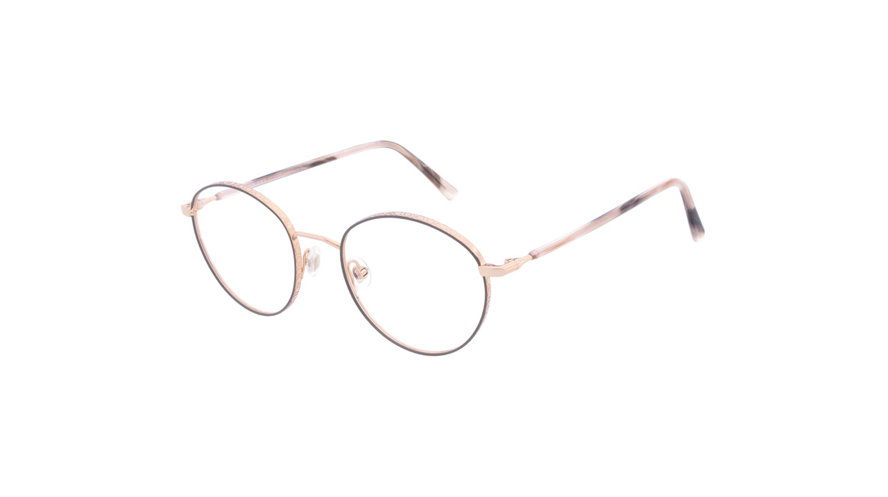 Paire de lunettes de vue Andy-wolf 4788 couleur mauve - Côté à angle - Doyle