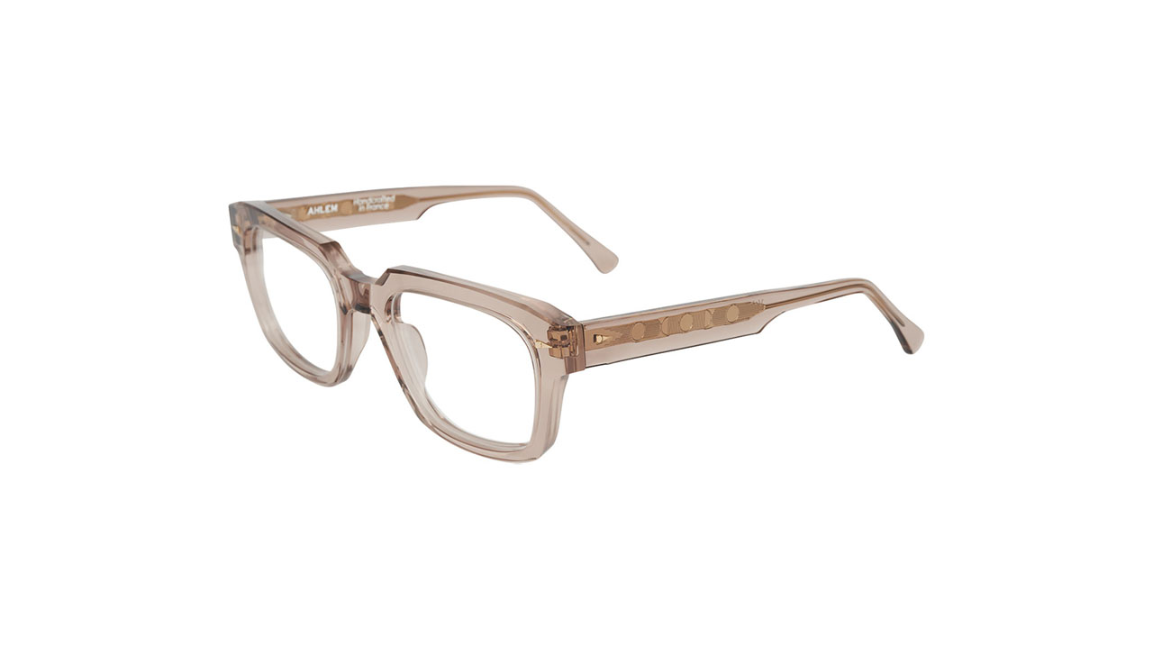 Paire de lunettes de vue Ahlem Volontaires couleur brun - Côté à angle - Doyle