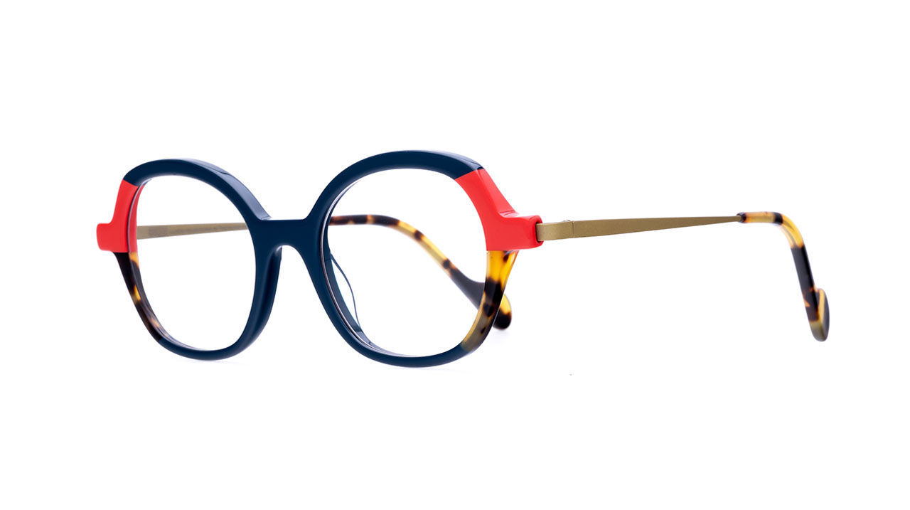 Paire de lunettes de vue Naoned Gindi couleur vert - Côté à angle - Doyle