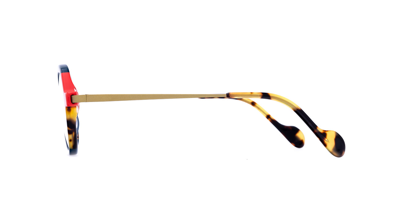 Paire de lunettes de vue Naoned Gindi couleur vert - Côté droit - Doyle