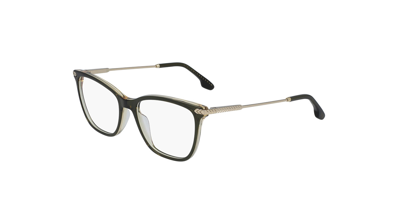 Paire de lunettes de vue Victoria-beckham Vb2612 couleur vert - Côté à angle - Doyle