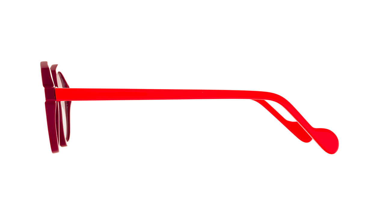 Paire de lunettes de vue Naoned Ezieg couleur rose - Côté droit - Doyle