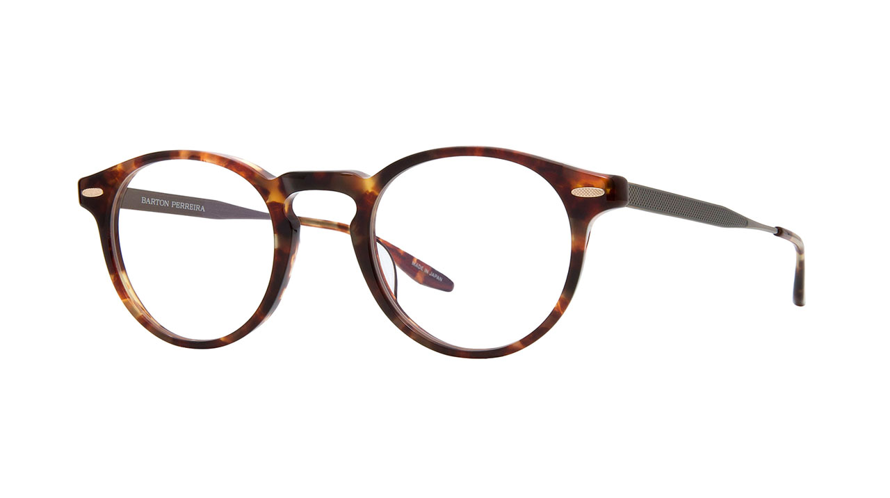 Paire de lunettes de vue Barton-perreira Donnely couleur brun - Côté à angle - Doyle