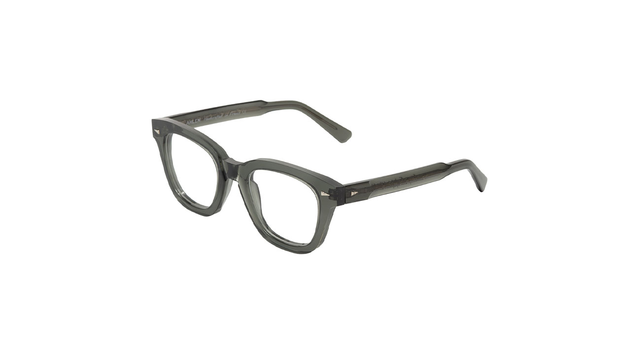 Paire de lunettes de vue Ahlem Segur couleur vert - Côté à angle - Doyle