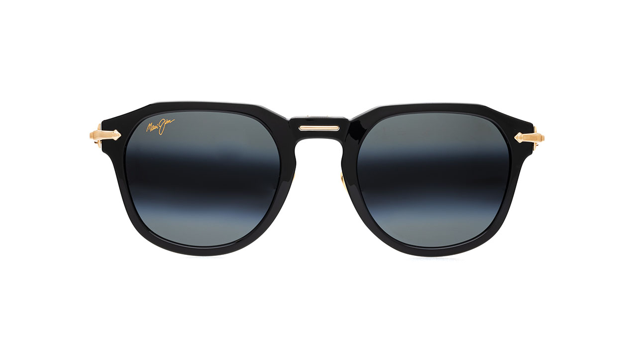 Paire de lunettes de soleil Maui-jim 837 couleur noir or - Doyle