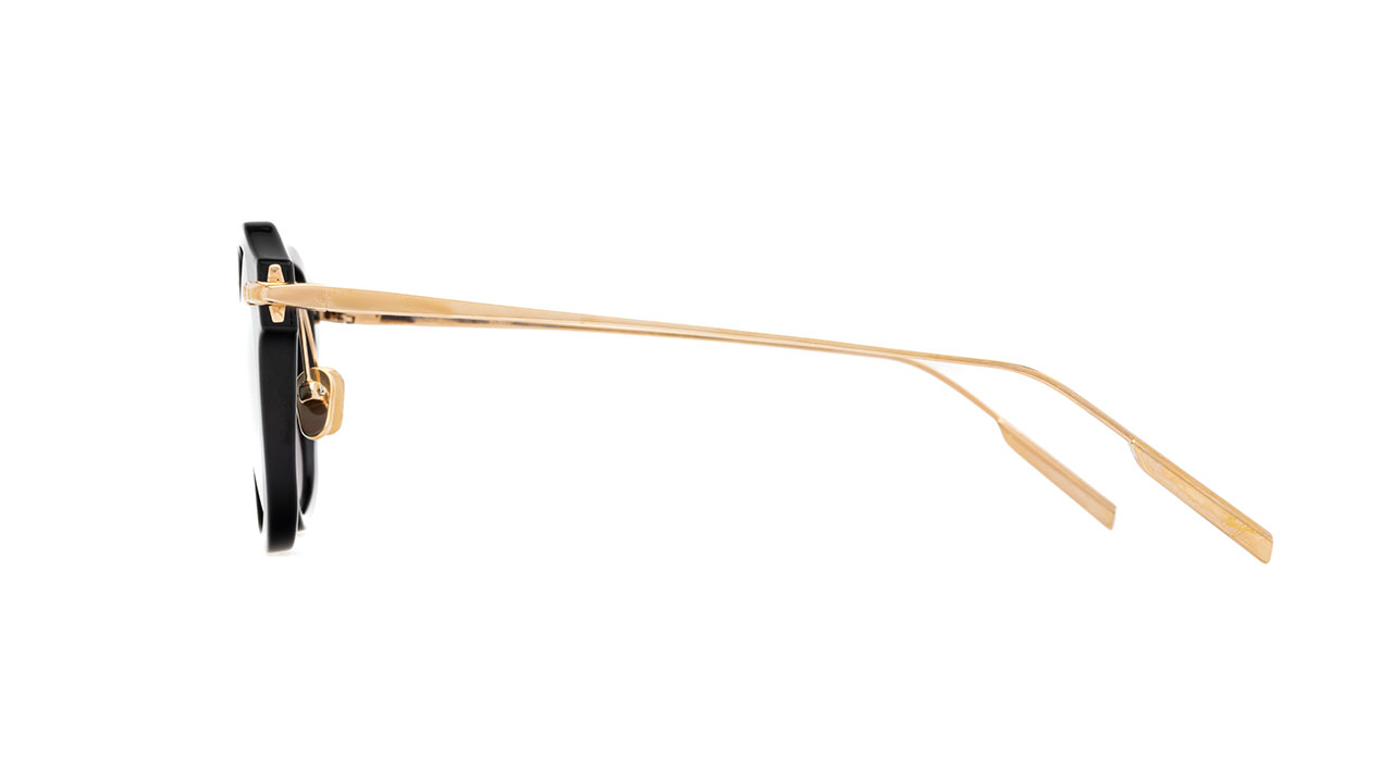 Paire de lunettes de soleil Maui-jim 837 couleur noir or - Côté droit - Doyle