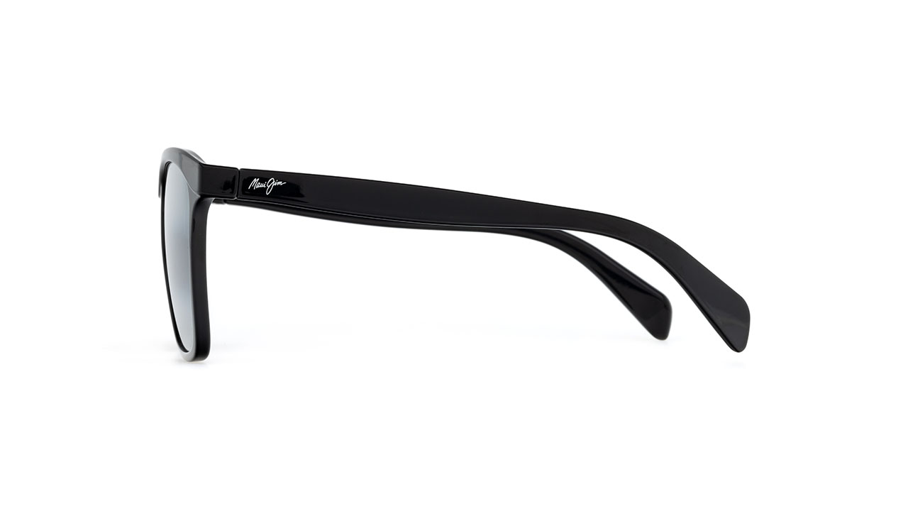 Paire de lunettes de soleil Maui-jim 601 couleur noir - Côté droit - Doyle