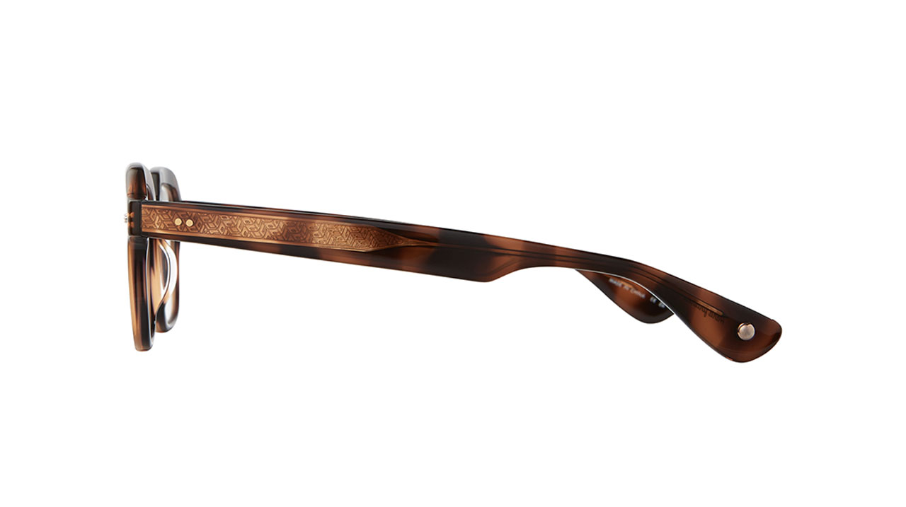 Paire de lunettes de vue Garrett-leight Og freddy p couleur havane - Côté droit - Doyle