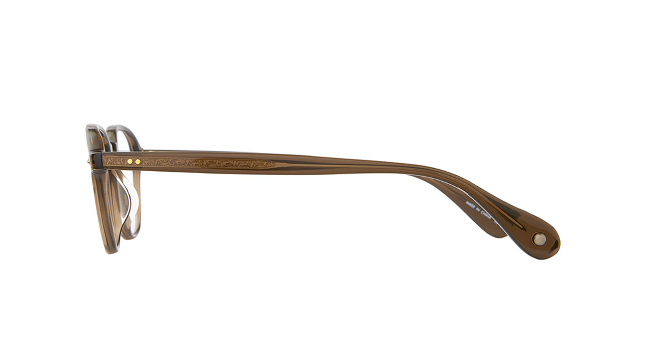 Paire de lunettes de vue Garrett-leight Gilbert couleur brun - Côté droit - Doyle