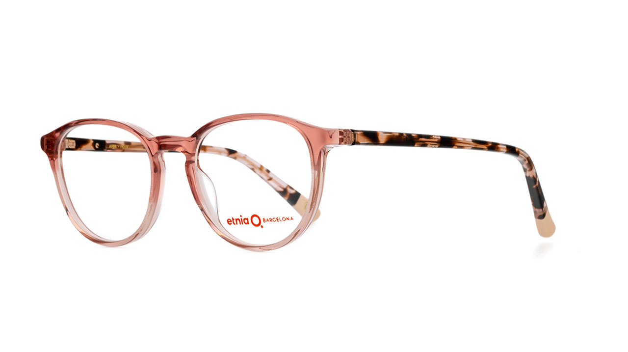 Paire de lunettes de vue Etnia-barcelona Appa couleur rose - Côté à angle - Doyle