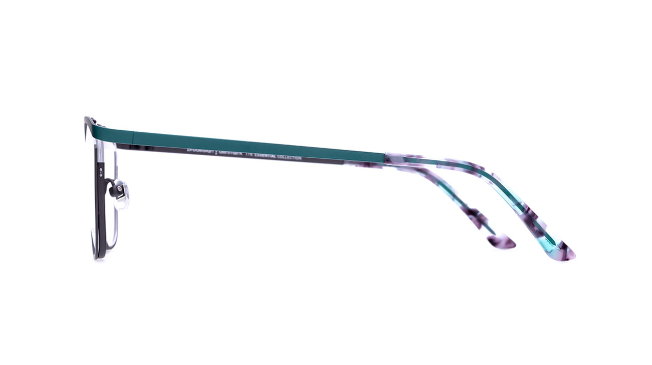 Paire de lunettes de vue Prodesign 3179 couleur vert - Côté droit - Doyle