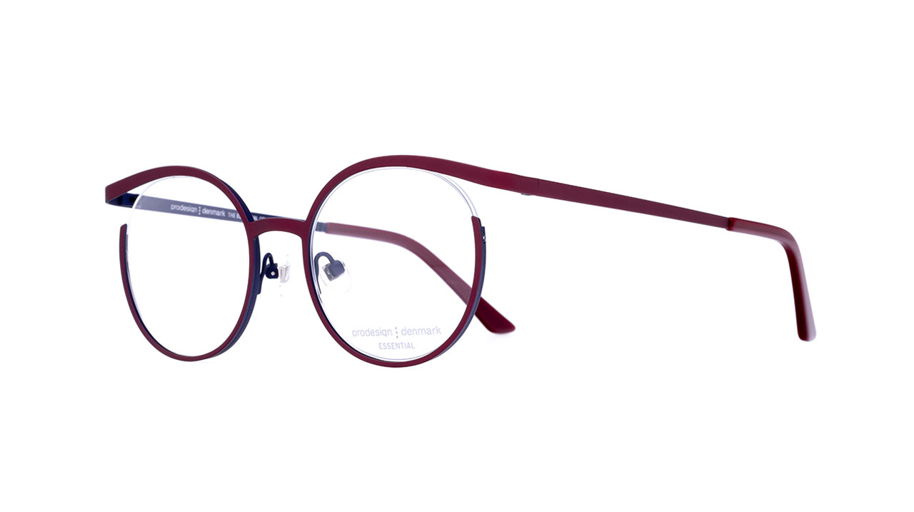 Glasses Prodesign Flow 1, red colour - Doyle