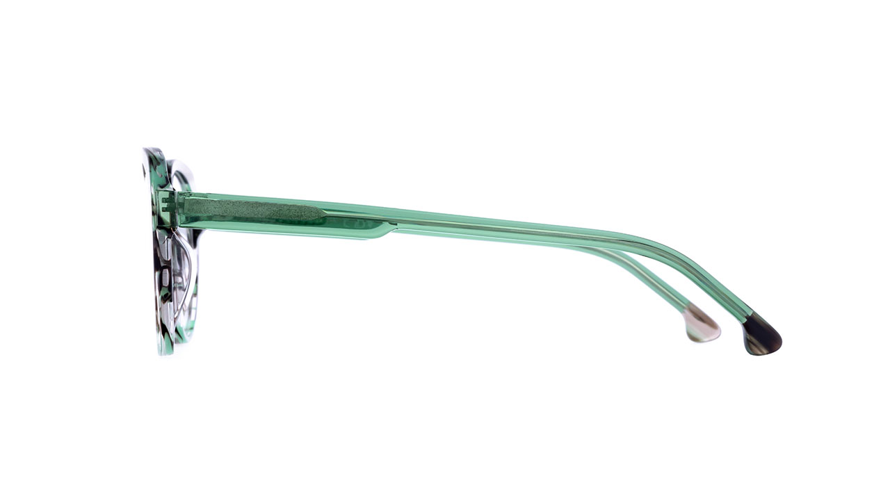 Paire de lunettes de vue Dutz Dz2292 couleur vert - Côté à angle - Doyle