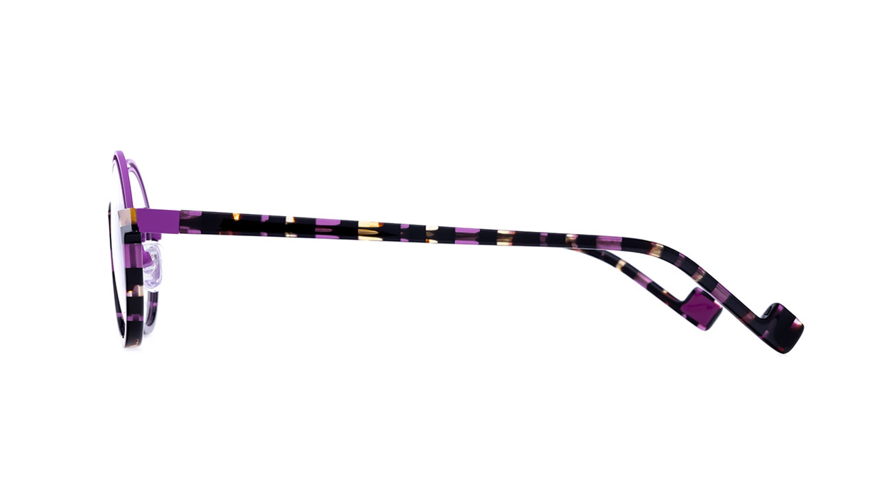 Paire de lunettes de vue Dutz Dz2304 couleur mauve - Côté droit - Doyle