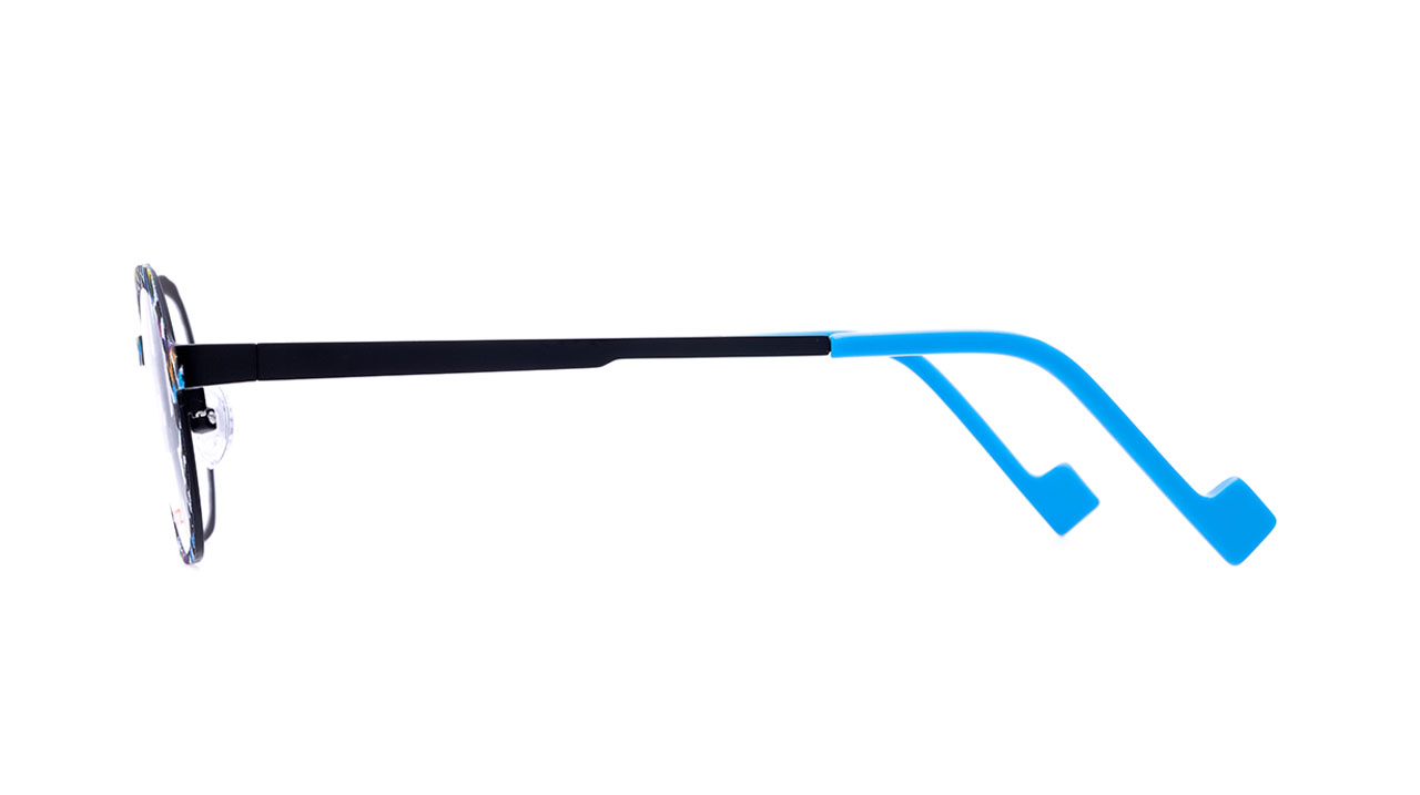 Paire de lunettes de vue Dutz Dz842 couleur noir - Côté droit - Doyle