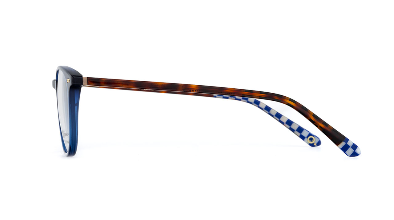 Paire de lunettes de vue Etnia-vintage Pals couleur bleu - Côté droit - Doyle