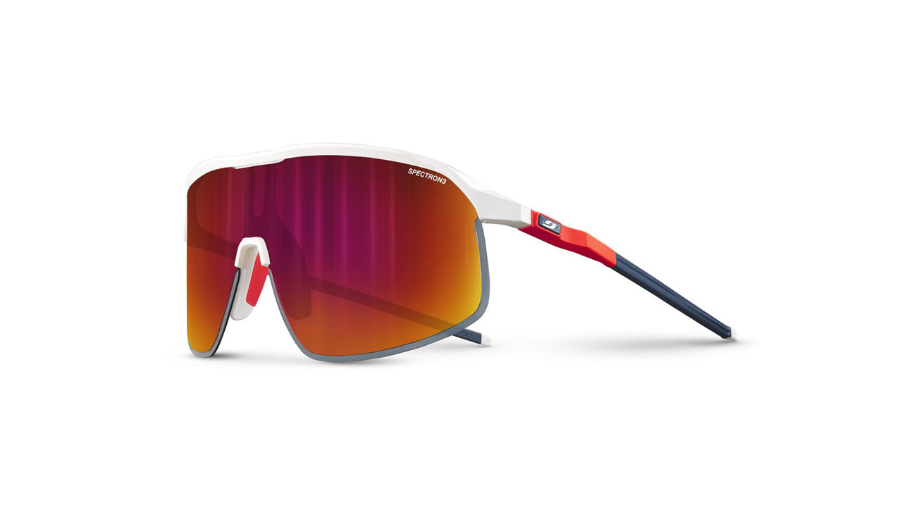 Paire de lunettes de soleil Julbo Js561 density couleur rouge - Côté à angle - Doyle