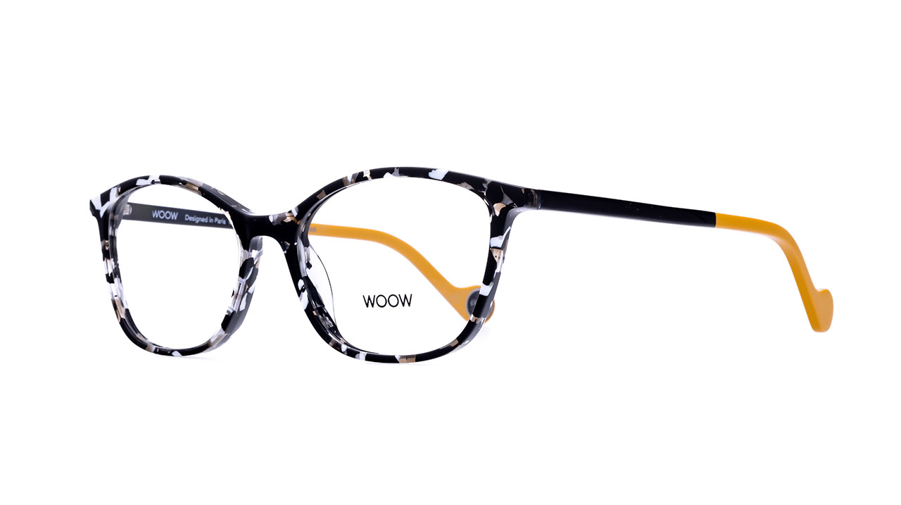 Paire de lunettes de vue Woow Chill out 3 couleur noir - Côté à angle - Doyle