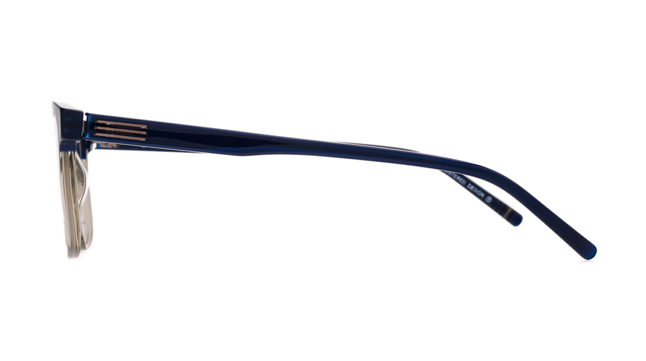 Paire de lunettes de vue Lightec 30306l couleur bleu - Côté droit - Doyle
