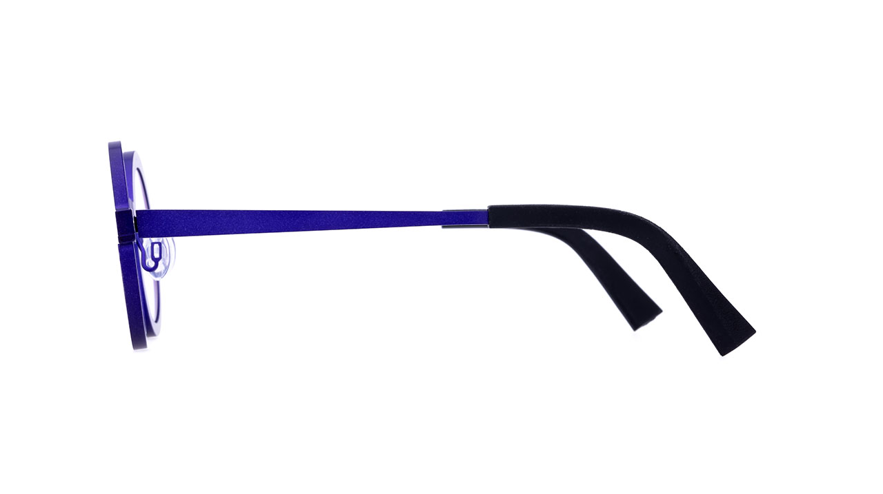 Paire de lunettes de vue Theo Armstrong couleur mauve - Côté droit - Doyle