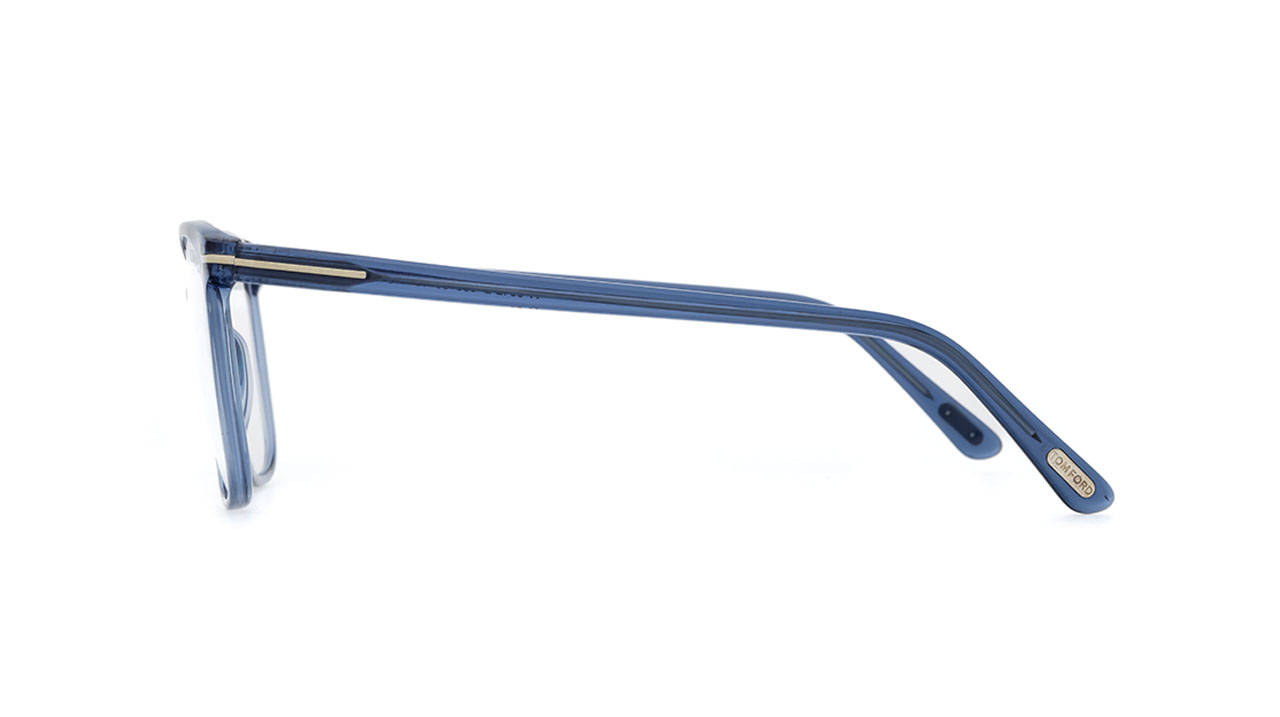 Paire de lunettes de vue Tom-ford Tf5842-b couleur marine - Côté droit - Doyle