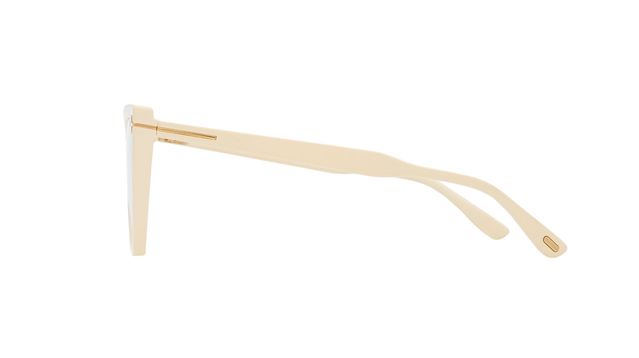 Paire de lunettes de vue Tom-ford Tf5844-b couleur sable - Côté droit - Doyle