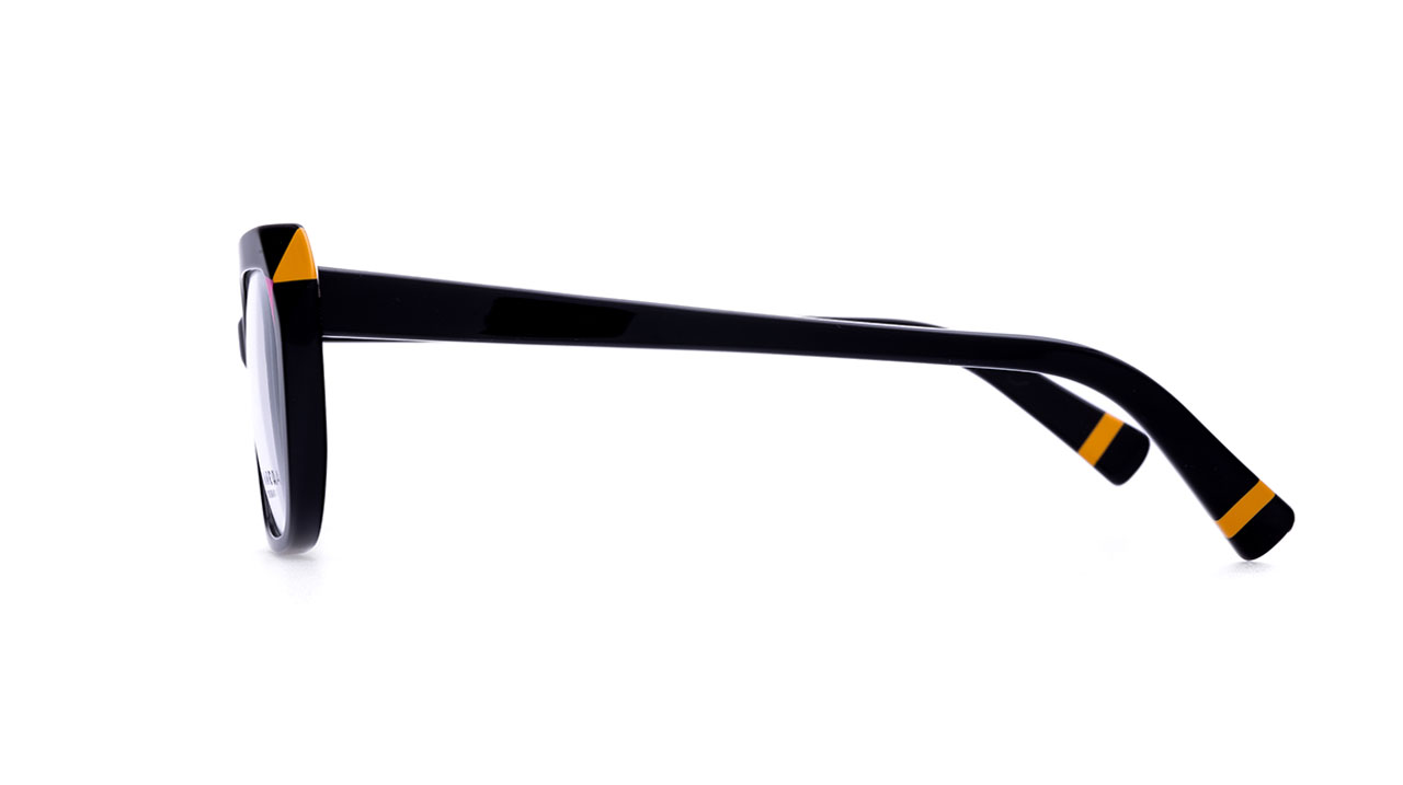 Paire de lunettes de vue Lamarca Fusioni 122 couleur noir - Côté droit - Doyle