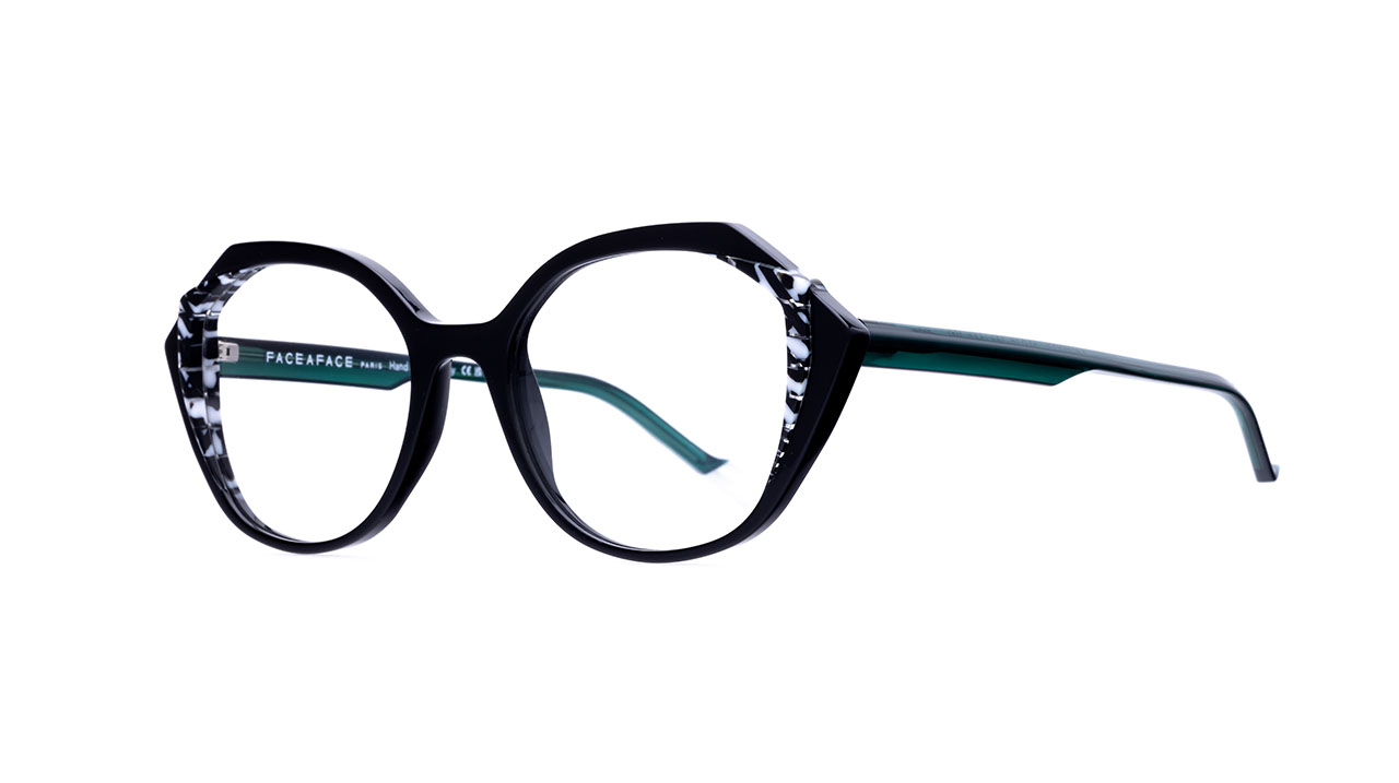 Paire de lunettes de vue Face-a-face Kaledo 2 couleur noir - Côté à angle - Doyle
