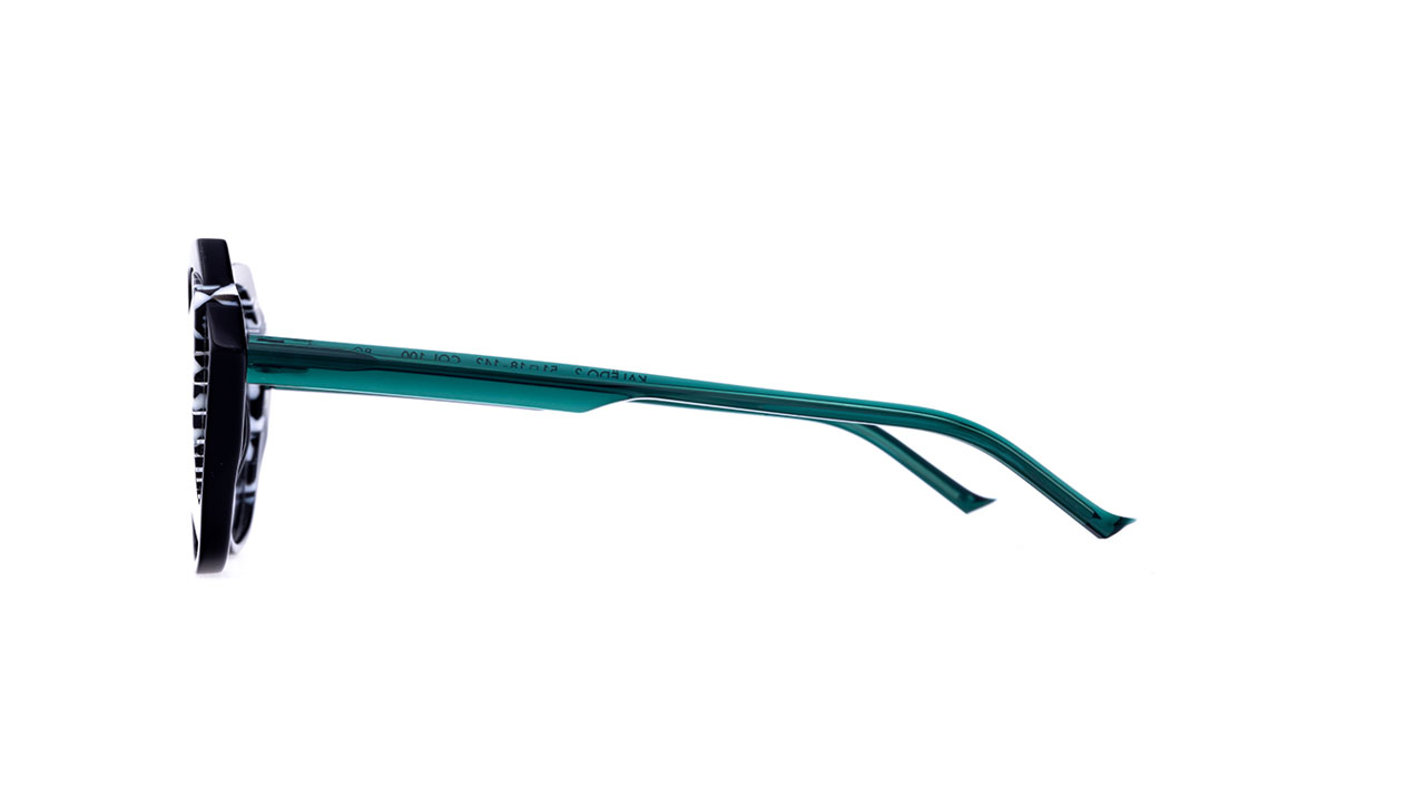 Paire de lunettes de vue Face-a-face Kaledo 2 couleur noir - Côté droit - Doyle