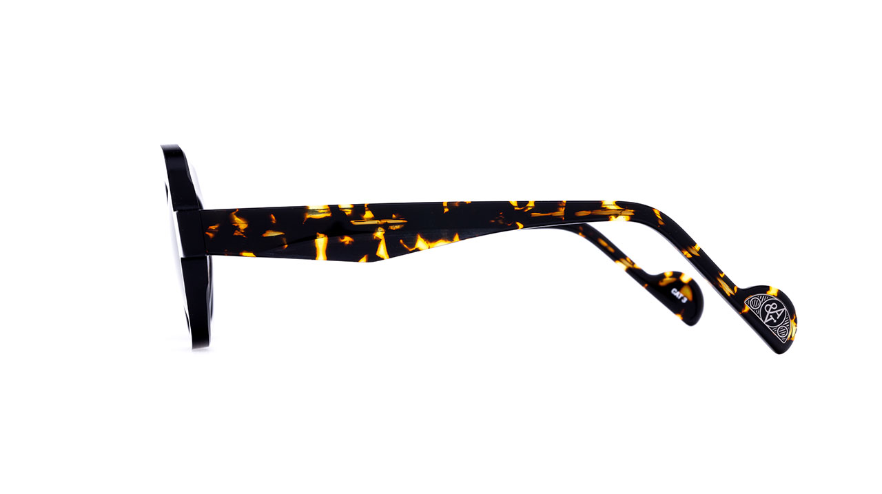Paire de lunettes de soleil Annevalentin Sally /s couleur noir - Côté droit - Doyle