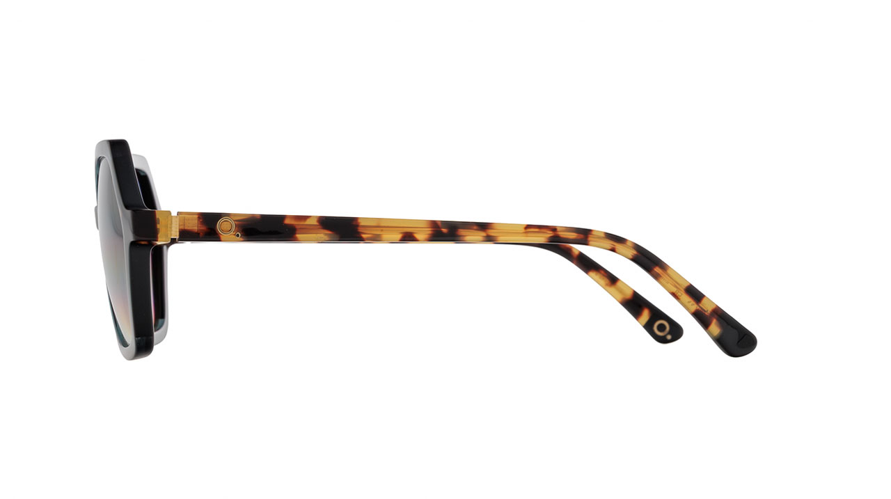 Paire de lunettes de soleil Etnia-barcelona Les corts /s couleur vert - Côté droit - Doyle