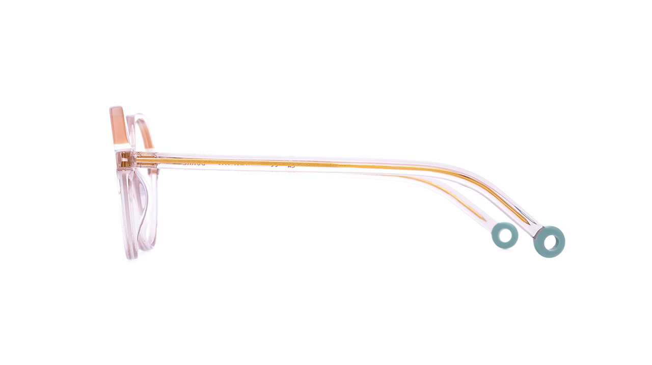 Paire de lunettes de vue Kaleos-junior Burke couleur rose - Côté droit - Doyle