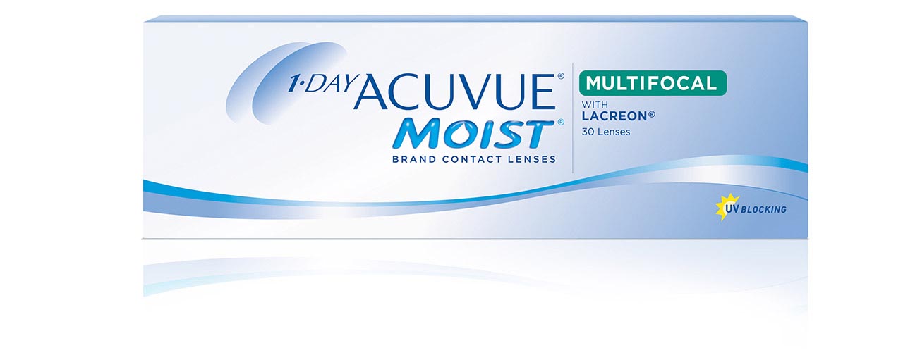 Verres de contact Acuvue 1-day moist multifocale - Doyle