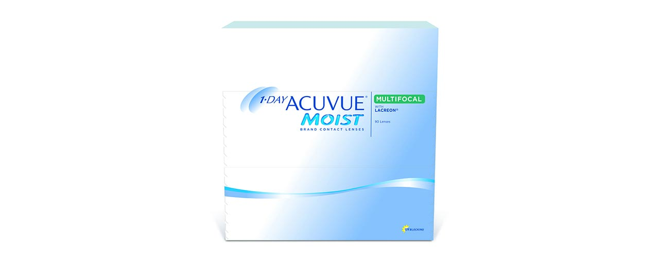 Verres de contact Acuvue 1-day moist multifocale - Doyle