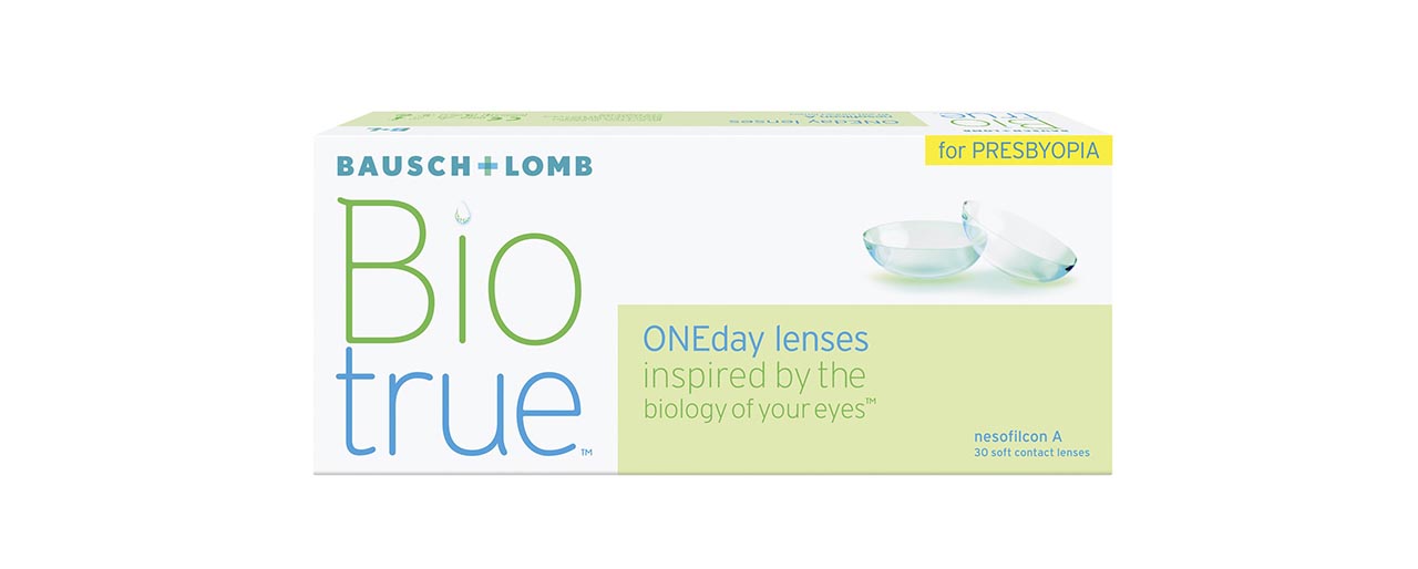 Verres de contact Biotrue one day presbyopia - Doyle