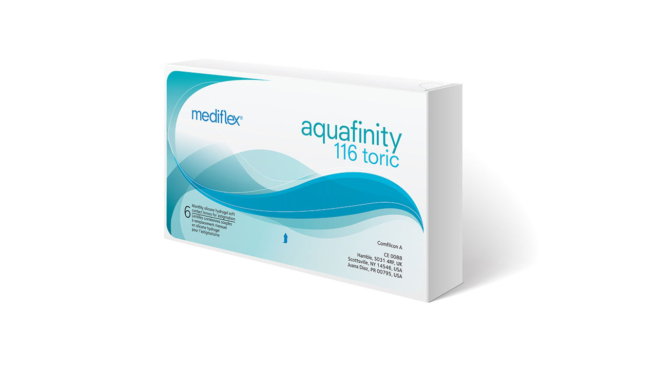 Contact lenses Aquafinity 116 torique - Doyle