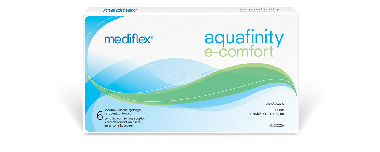Verres de contact Aquafinity e-comfort - Doyle