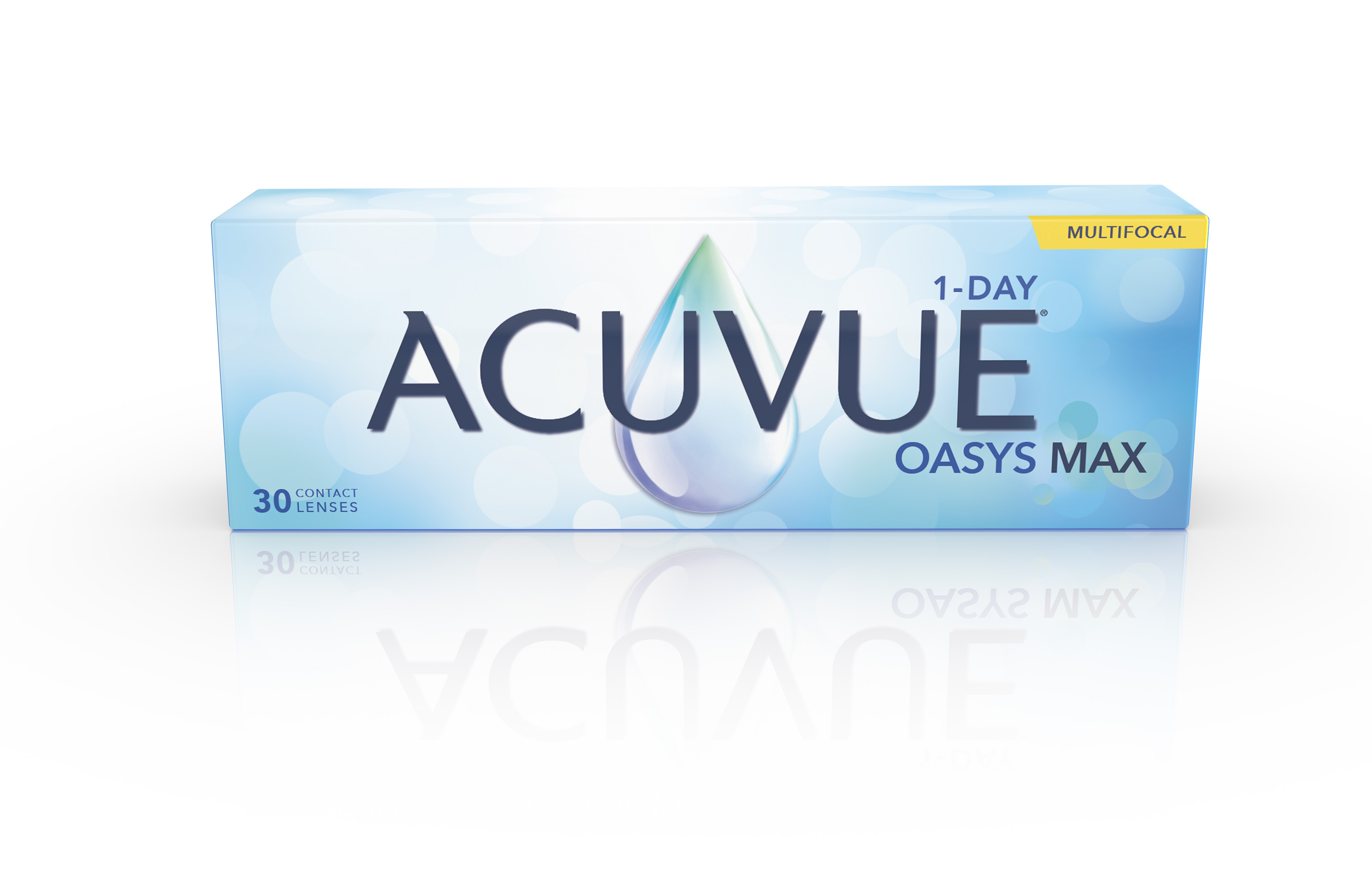 Verres de contact Acuvue oasys max 1 day multifocal - Doyle