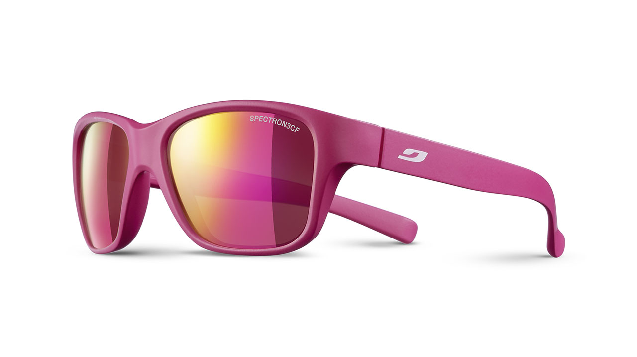 Paire de lunettes de soleil Julbo Js465 turn couleur rose - Côté à angle - Doyle