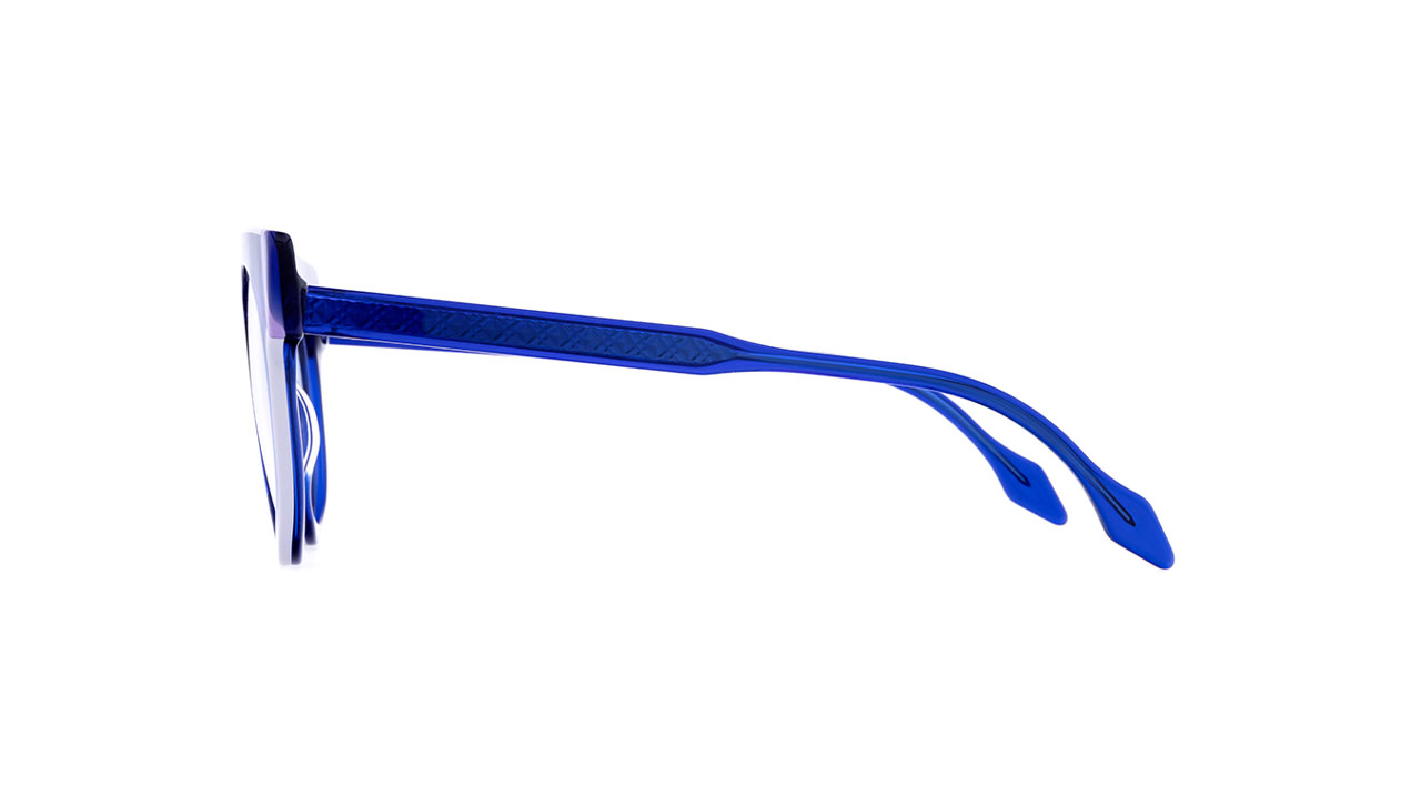 Paire de lunettes de vue Res-rei Jasmine couleur bleu - Côté droit - Doyle