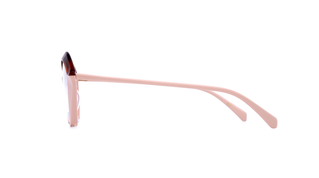 Paire de lunettes de vue Kaleos Spencer couleur rose - Côté droit - Doyle