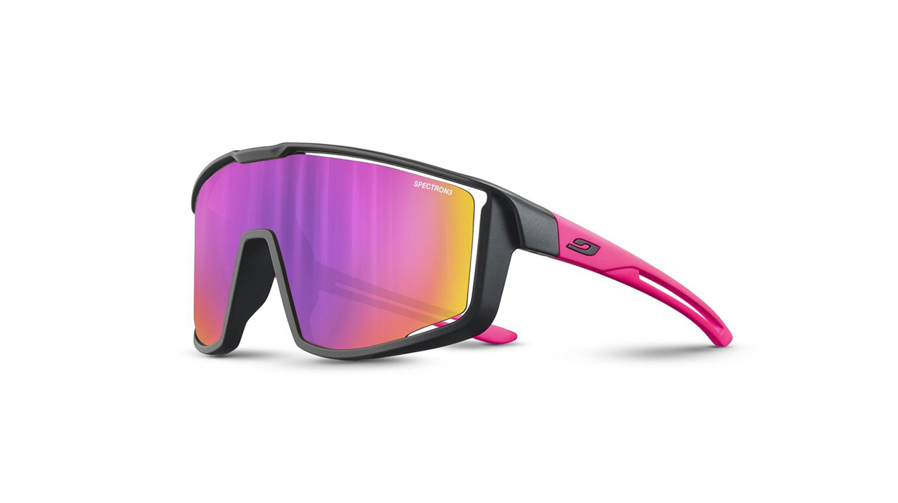Paire de lunettes de soleil Julbo Js550 fury s couleur rose - Côté à angle - Doyle