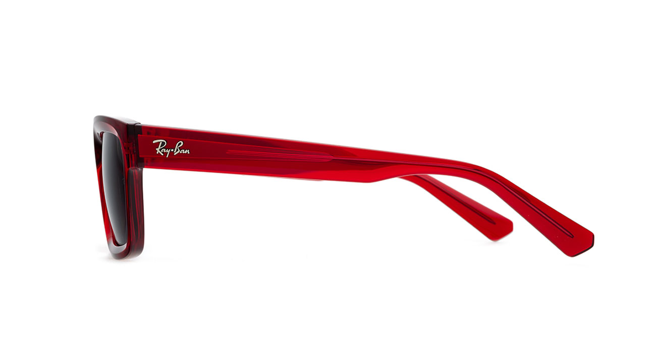 Paire de lunettes de soleil Ray-ban Rb4396 couleur rouge - Côté droit - Doyle